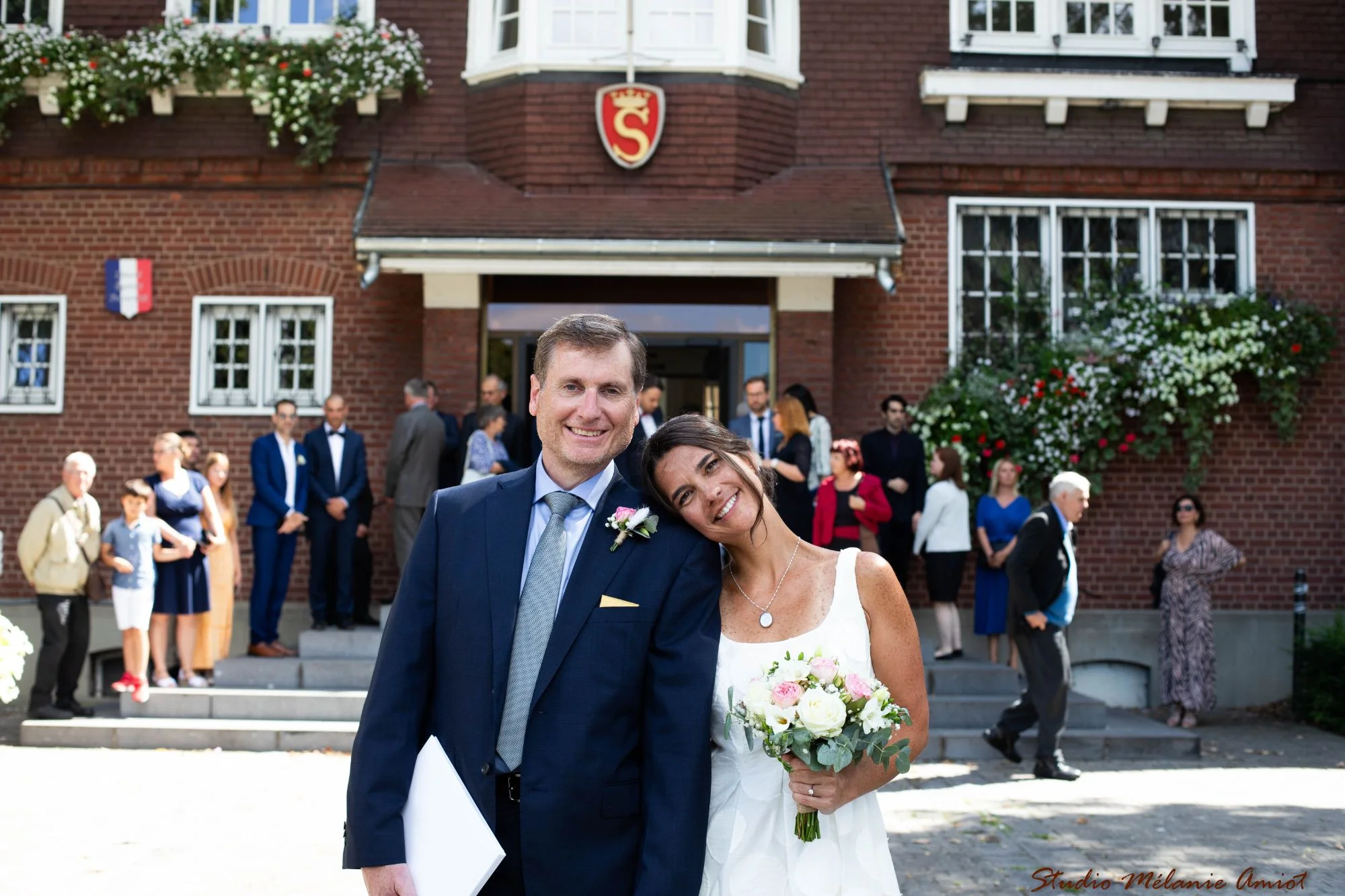 Photo devant la mairie